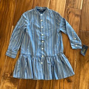 Polo Ralph Lauren Blue Dress 3T NWT